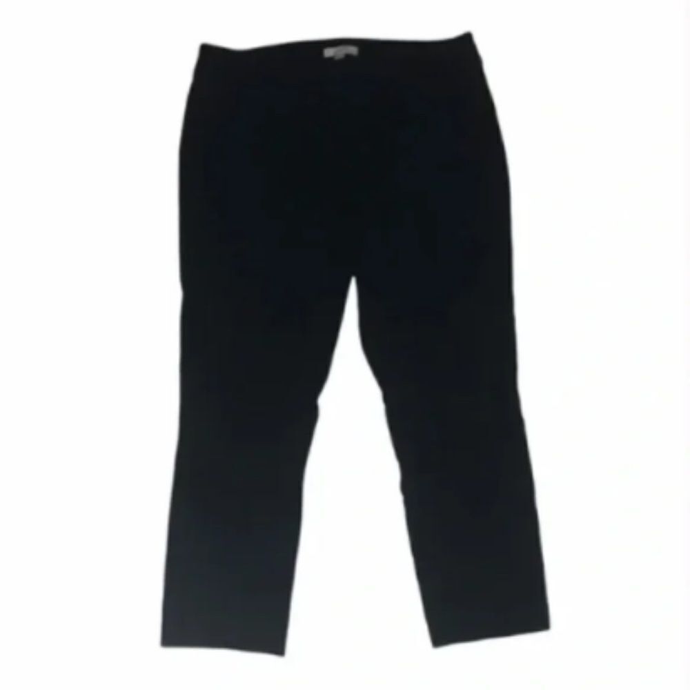 Loft Black Cropped Pixie Work Pants - Picture 2 of 8